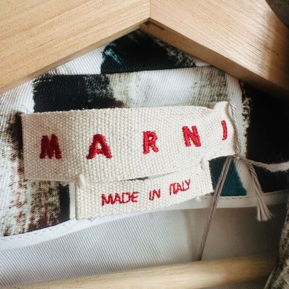 Marni Paintbrush Print Jacket – IT 38 – SS20 Runway – NWT $1950 Designer - Picture 5 of 16